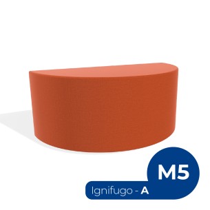 Forma Morbida Flora Componibile Semicerchio in Tessuto...