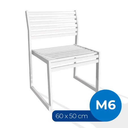 Panca con Schienale da Esterno Modello Radura Essenza - Dimensioni 60x50x45 cm - in Metallo...