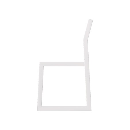 Panca con Schienale da Esterno Modello Radura Essenza - Dimensioni 60x50x45 cm - in Metallo...