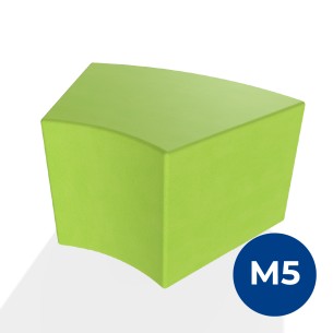 Pouf e Sacchi Flora Angolare in Similpelle Ignifuga con...