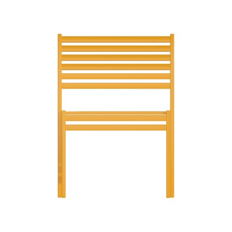 Panca con Schienale da Esterno Modello Radura Essenza - Dimensioni 60x50x45 cm - in Metallo...