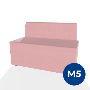 Forma Morbida Flora Rettangolo Stretto con Schienale...