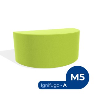 Forma Morbida Flora Componibile Semicerchio in Tessuto...