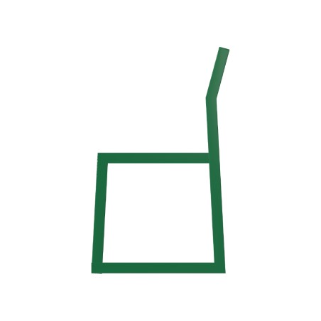 Panca con Schienale da Esterno Modello Radura Essenza - Dimensioni 60x50x45 cm - in Metallo...