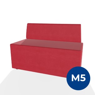 Forma Morbida Flora Rettangolo Stretto con Schienale...