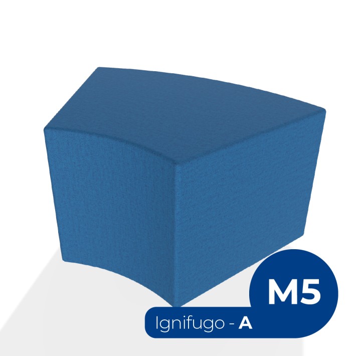 Pouf e Sacchi Flora Angolare in Tessuto...