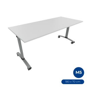 Tavolo Tiglio Fisso in Melaminico con Ruote - Dimensioni...