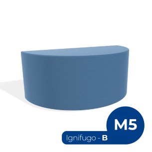 Forma Morbida Flora Componibile Semicerchio in Tessuto...