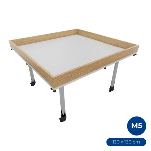 Tavolo Creo per Robotica in Melaminico con Ruote e...