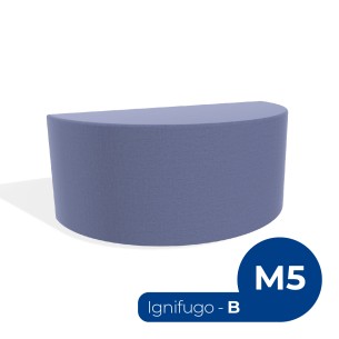 Forma Morbida Flora Componibile Semicerchio in Tessuto...