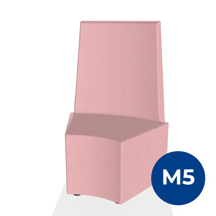 Pouf e Sacchi Flora Angolare con Schienale Alto...