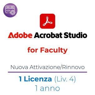 Acrobat Studio for Faculty - Nuova Attivazione/Rinnovo -...