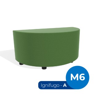 Forma Morbida Flora Componibile Semicerchio in Tessuto...