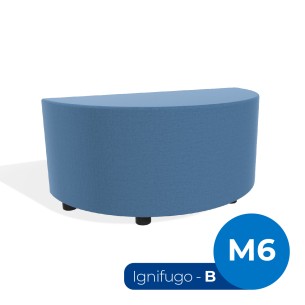 Forma Morbida Flora Componibile Semicerchio in Tessuto...