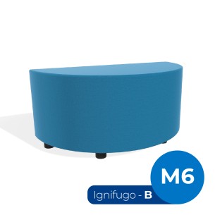 Forma Morbida Flora Componibile Semicerchio in Tessuto...