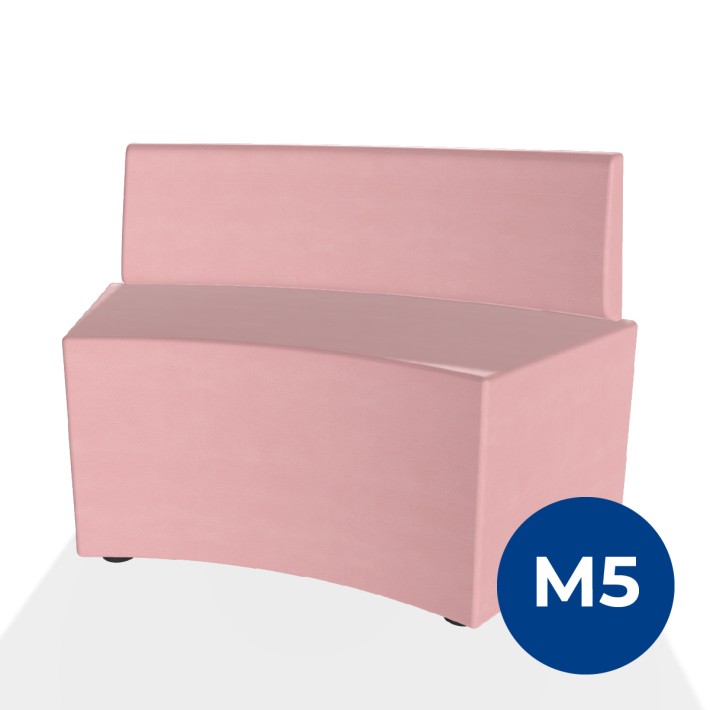 Pouf e Sacchi Flora Angolare con Schienale...