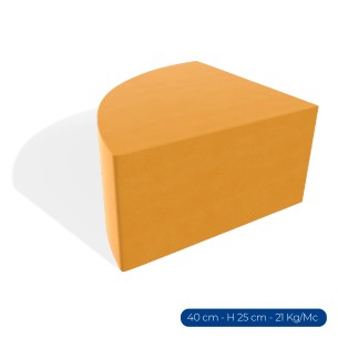 Forma Morbida Flora Seduta Spicchio in Similpelle...