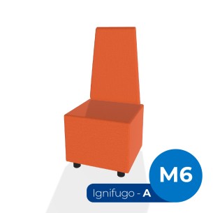 Forma Morbida Flora Rettangolo Stretto con Schienale Alto...