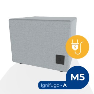 Forma Morbida Flora Rettangolo Stretto in Tessuto...