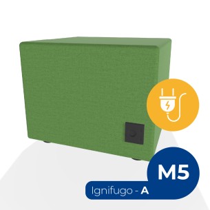 Forma Morbida Flora Rettangolo Stretto in Tessuto...