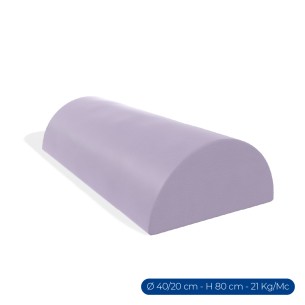 Forma Morbida Flora Semicilindro Grande in Similpelle...