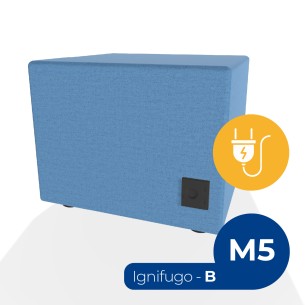 Forma Morbida Flora Rettangolo Stretto in Tessuto...