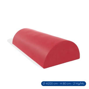 Forma Morbida Flora Semicilindro Grande in Similpelle...