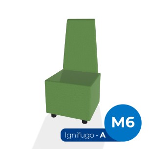 Forma Morbida Flora Rettangolo Stretto con Schienale Alto...