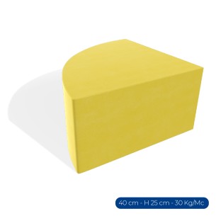 Forma Morbida Flora Seduta Spicchio in Similpelle...