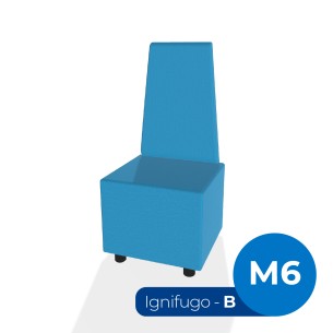 Forma Morbida Flora Rettangolo Stretto con Schienale Alto...