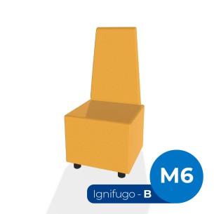 Forma Morbida Flora Rettangolo Stretto con Schienale Alto...