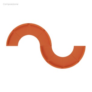 Composizioni Flora 8 Angolari con Schienale Basso in... 2
