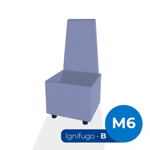 Forma Morbida Flora Rettangolo Stretto con Schienale Alto...