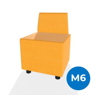 Forma Morbida Flora Rettangolo Stretto con Schienale...