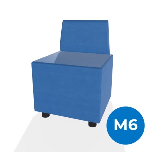 Forma Morbida Flora Rettangolo Stretto con Schienale...