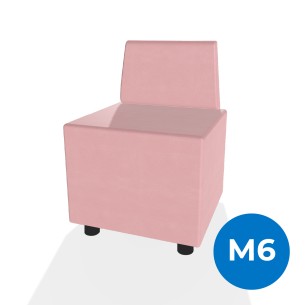 Forma Morbida Flora Rettangolo Stretto con Schienale...