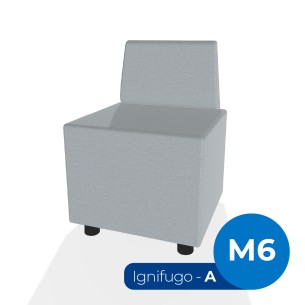 Forma Morbida Flora Rettangolo Stretto con Schienale...