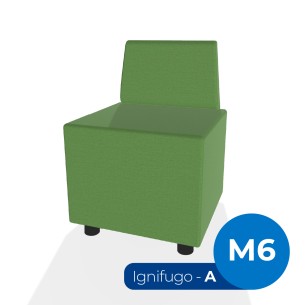 Forma Morbida Flora Rettangolo Stretto con Schienale...