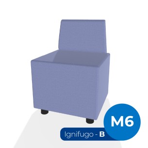 Forma Morbida Flora Rettangolo Stretto con Schienale...