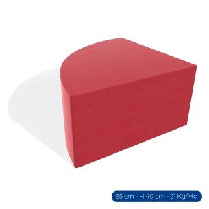 Forma Morbida Flora Seduta Spicchio in Similpelle...