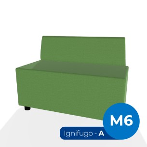 Forma Morbida Flora Rettangolo con Schienale Basso in...