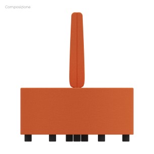 Composizione Flora - 2 Pouf Rettangolo Largo - 2 Pouf... 2