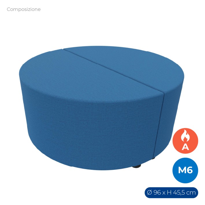 Composizioni Flora 2 Semicerchio in Tessuto...