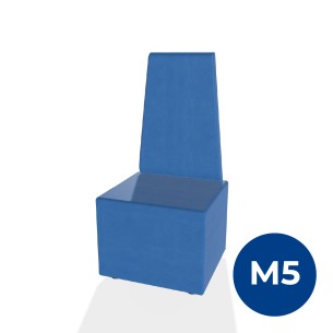 Forma Morbida Flora Rettangolo Stretto con Schienale Alto...