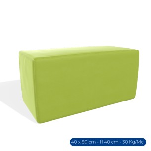 Forma Morbida Flora Parallelepipedo in Similpelle...