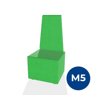 Forma Morbida Flora Rettangolo Stretto con Schienale Alto...