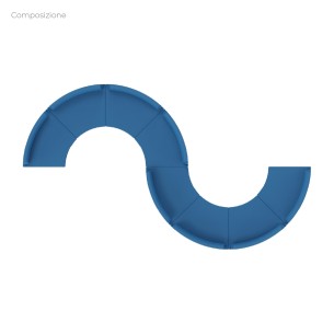 Composizioni Flora 8 Angolari con Schienale Basso in... 2