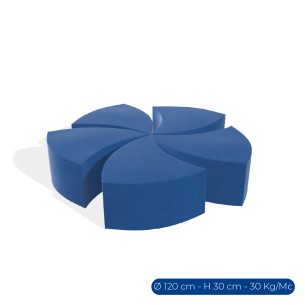 Forma Morbida Flora Seduta Girandola in Similpelle...