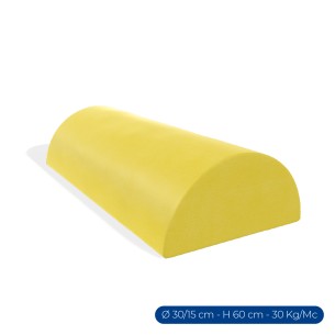 Forma Morbida Flora Semicilindro Grande in Similpelle...