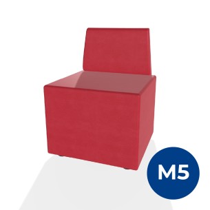 Forma Morbida Flora Rettangolo Stretto con Schienale...